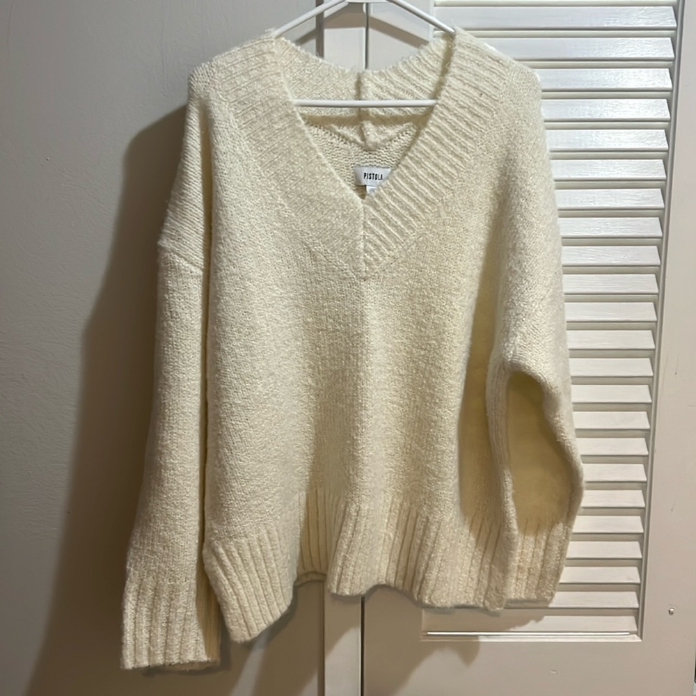 Pistola oversized v neck sweater